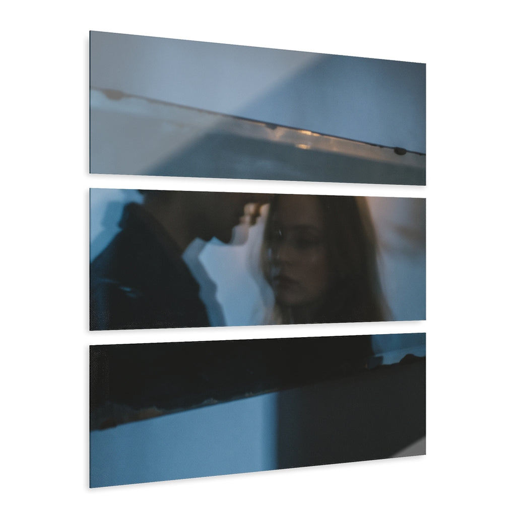 Midnight Reflection Acrylic Prints - Moody Triptych |...