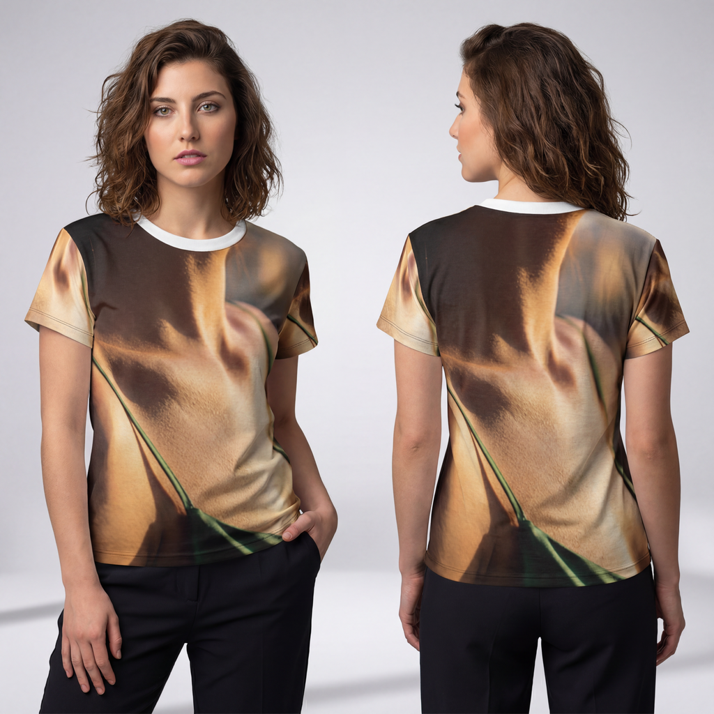 Women's Cut & Sew Tee - Cinematic Muse