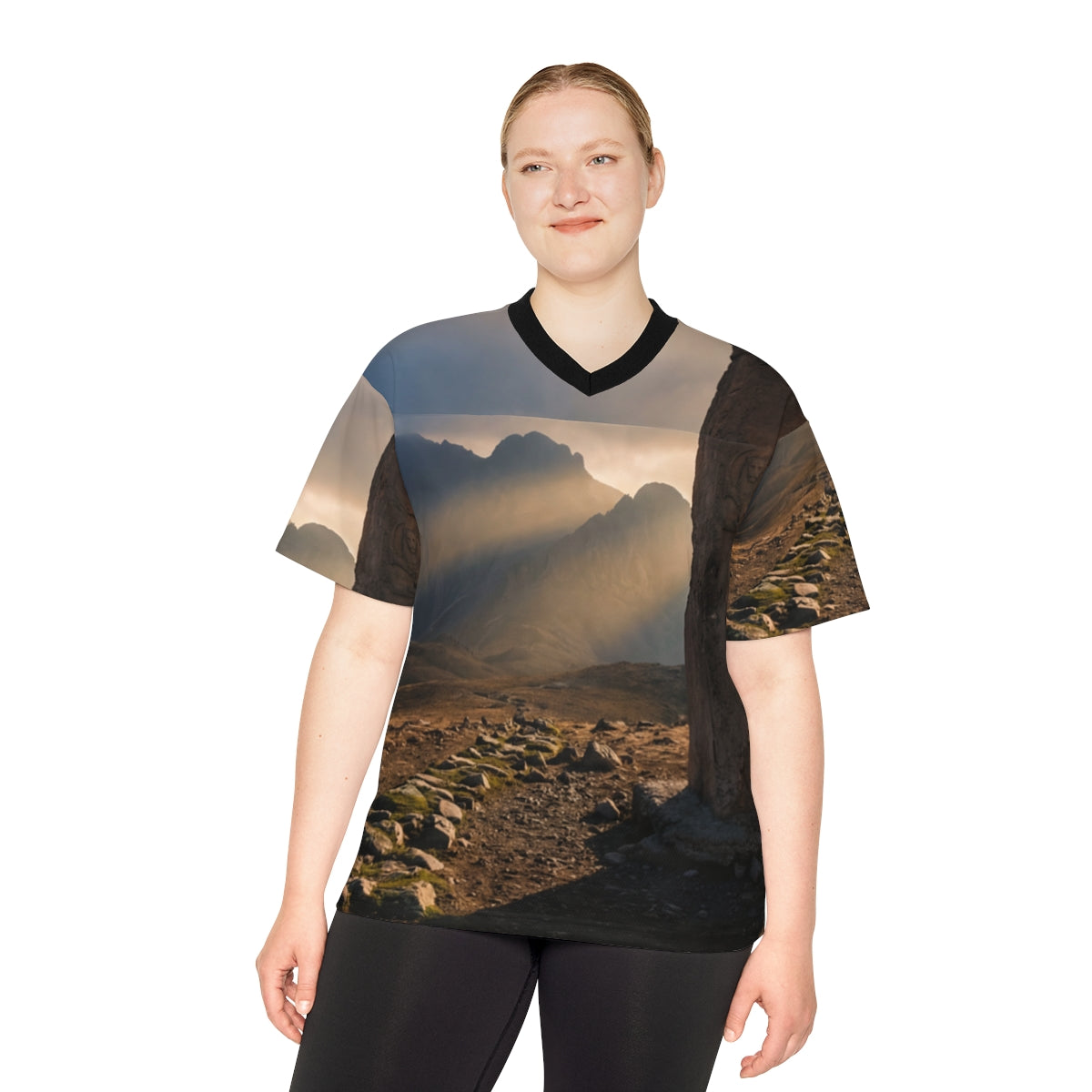 Unisex Football Jersey - Alpine View
