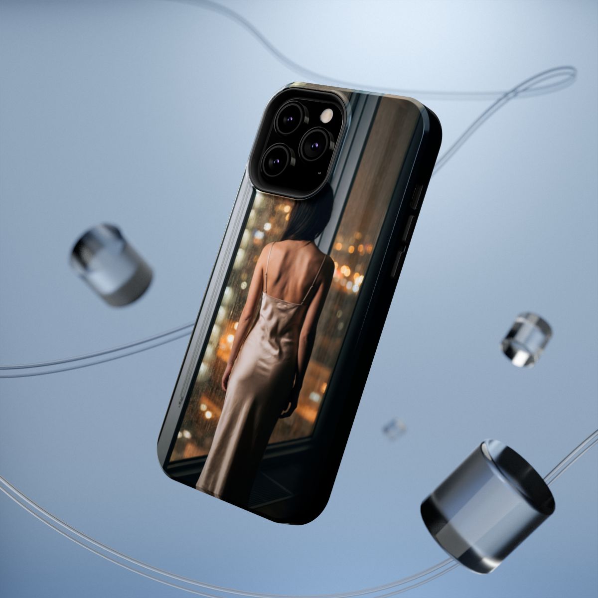Impact-Resistant Cases - Tough Phone Case - Rainy Windows...— sizes part 1/2