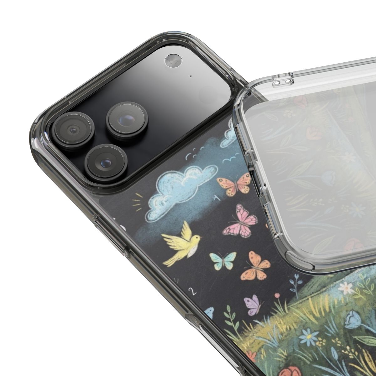 Clear Impact-Resistant Cases - Clear Phone Case - Meadow......
