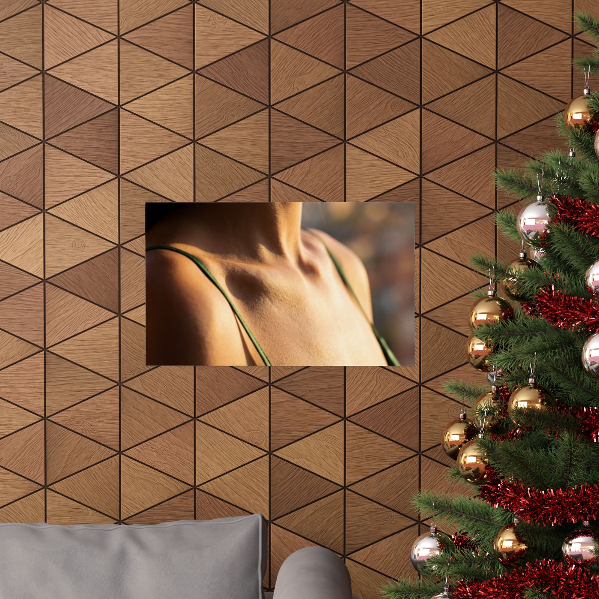 Matte Horizontal Posters - Golden Hour Glow - Minimalist......