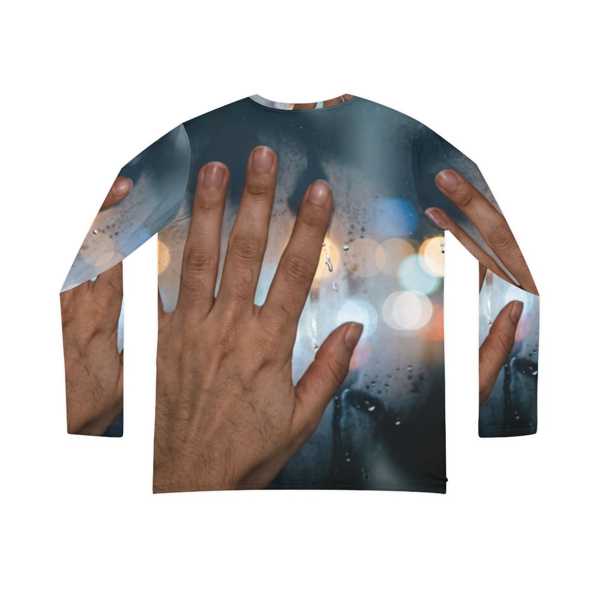 Women's V-Neck Long Sleeve Rainy City Shirt