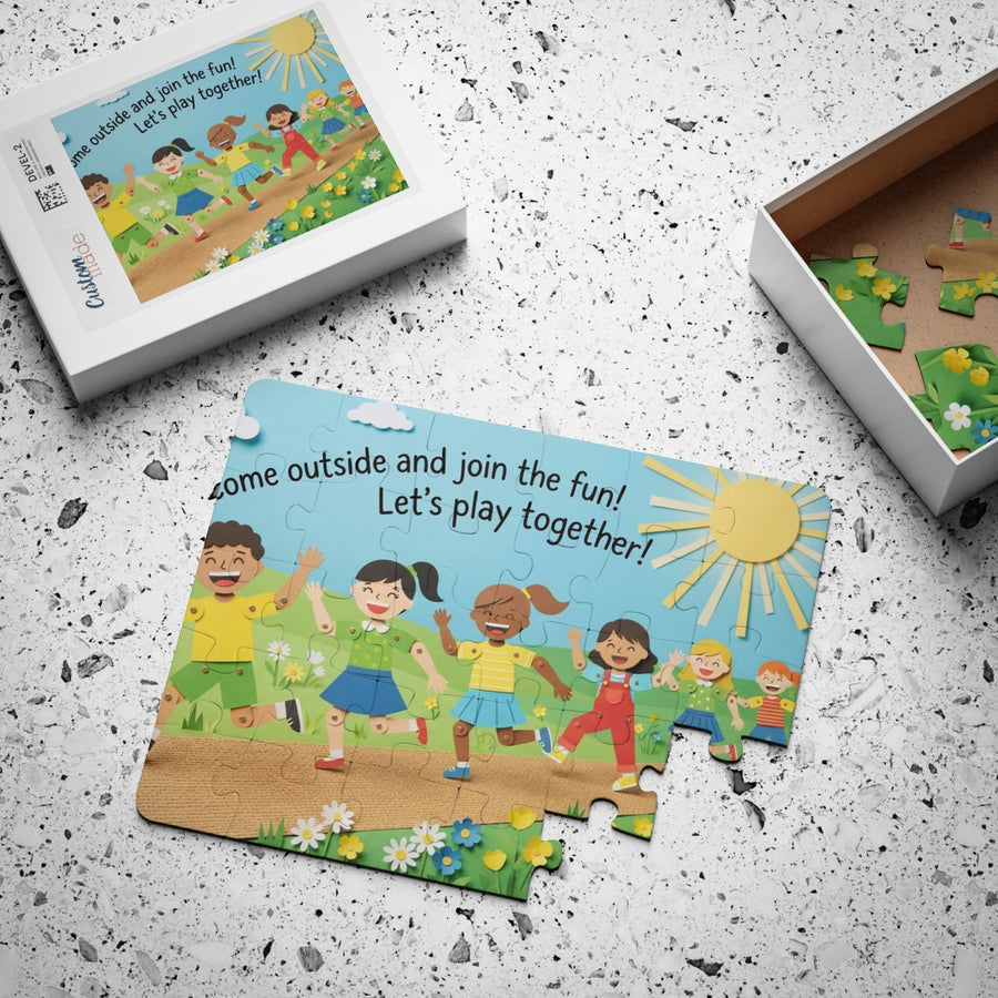 Kids' Puzzle 30-Piece - Sunny Meadow Fun
