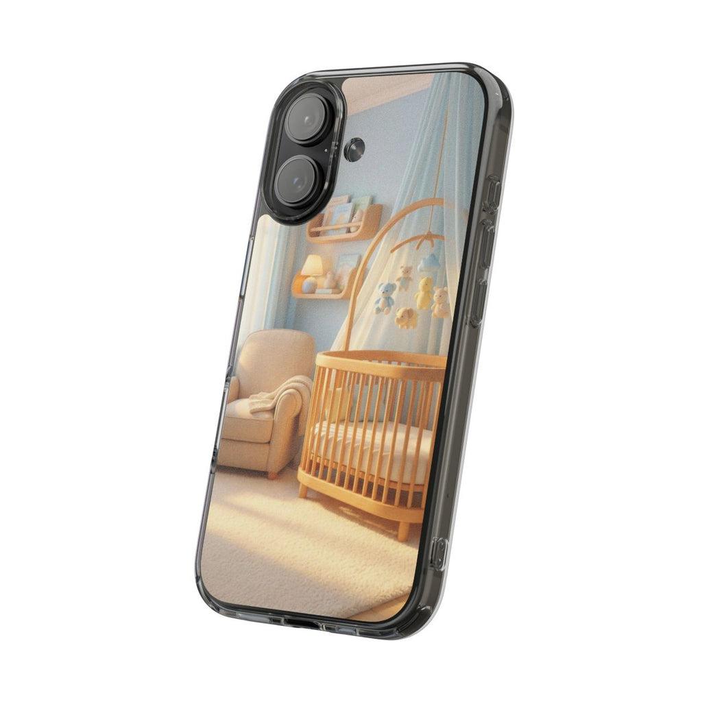 Clear Impact-Resistant Cases - Soft Blue Clear Phone Case...