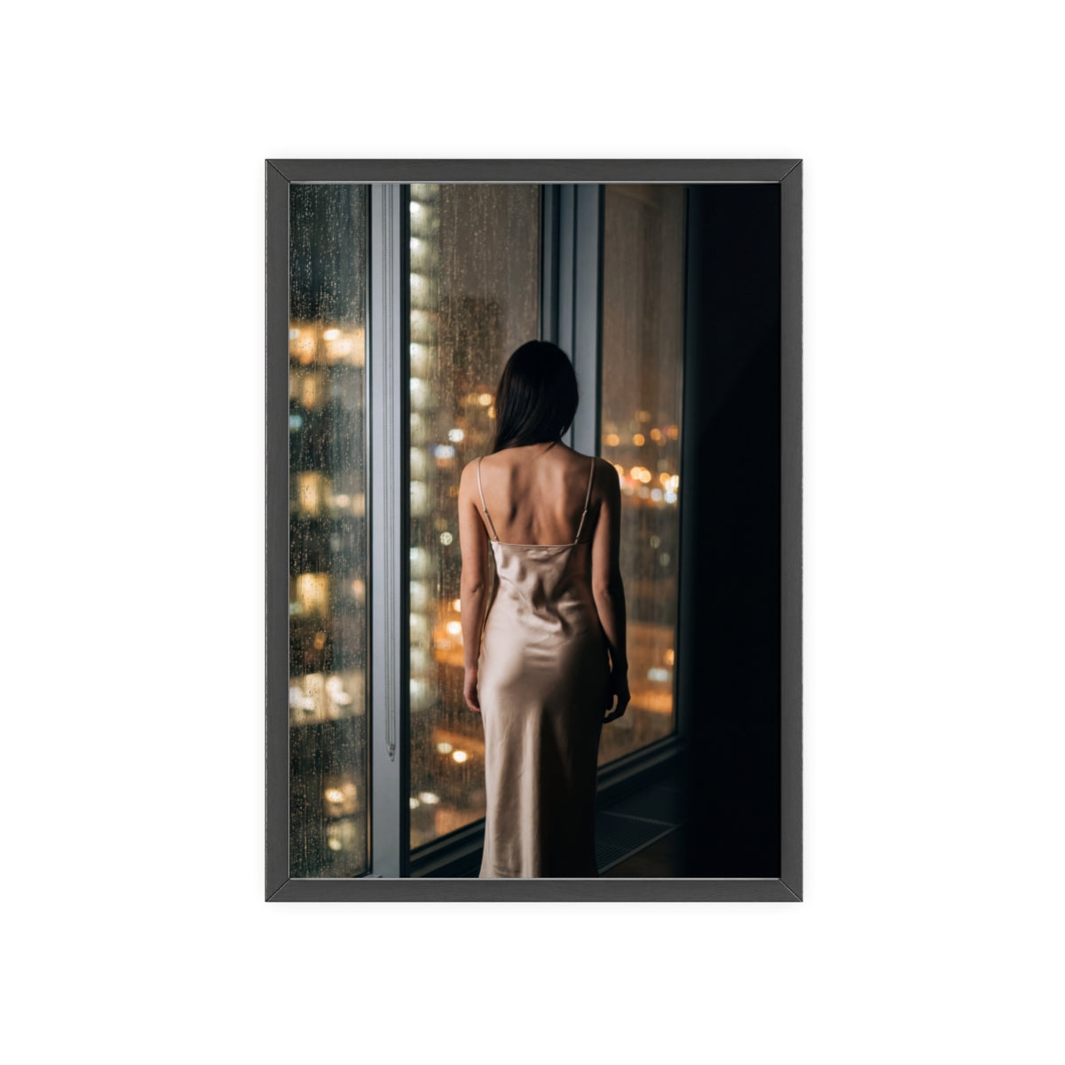 Framed Poster - Cinematic Window View