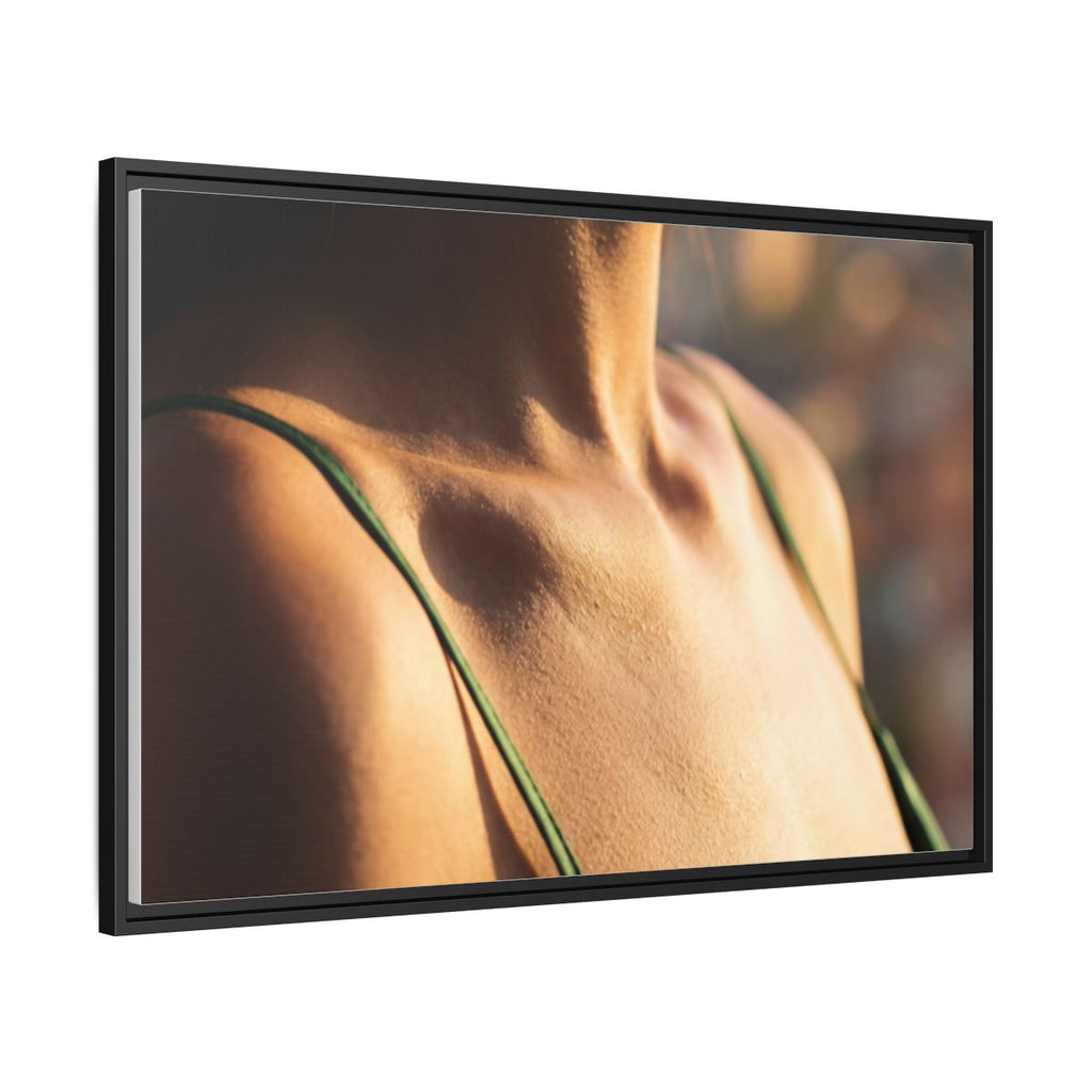 Matte Canvas Framed - Golden Hour Portrait — Black / 1.25"