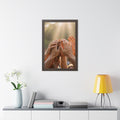 Framed Vertical Poster - Golden Rays of Unity Wall Art... |...