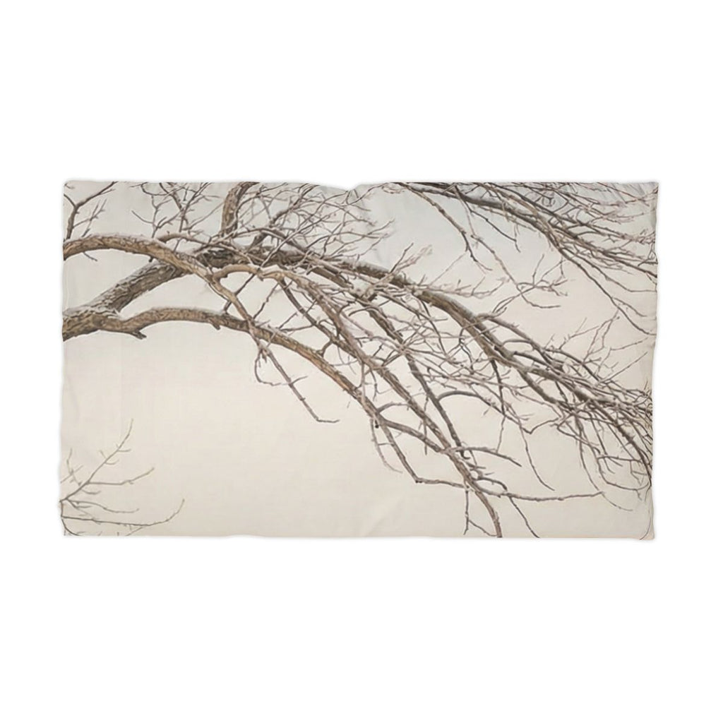 Microfiber Pillowcase - Winter Branch Solitude Landscape |...