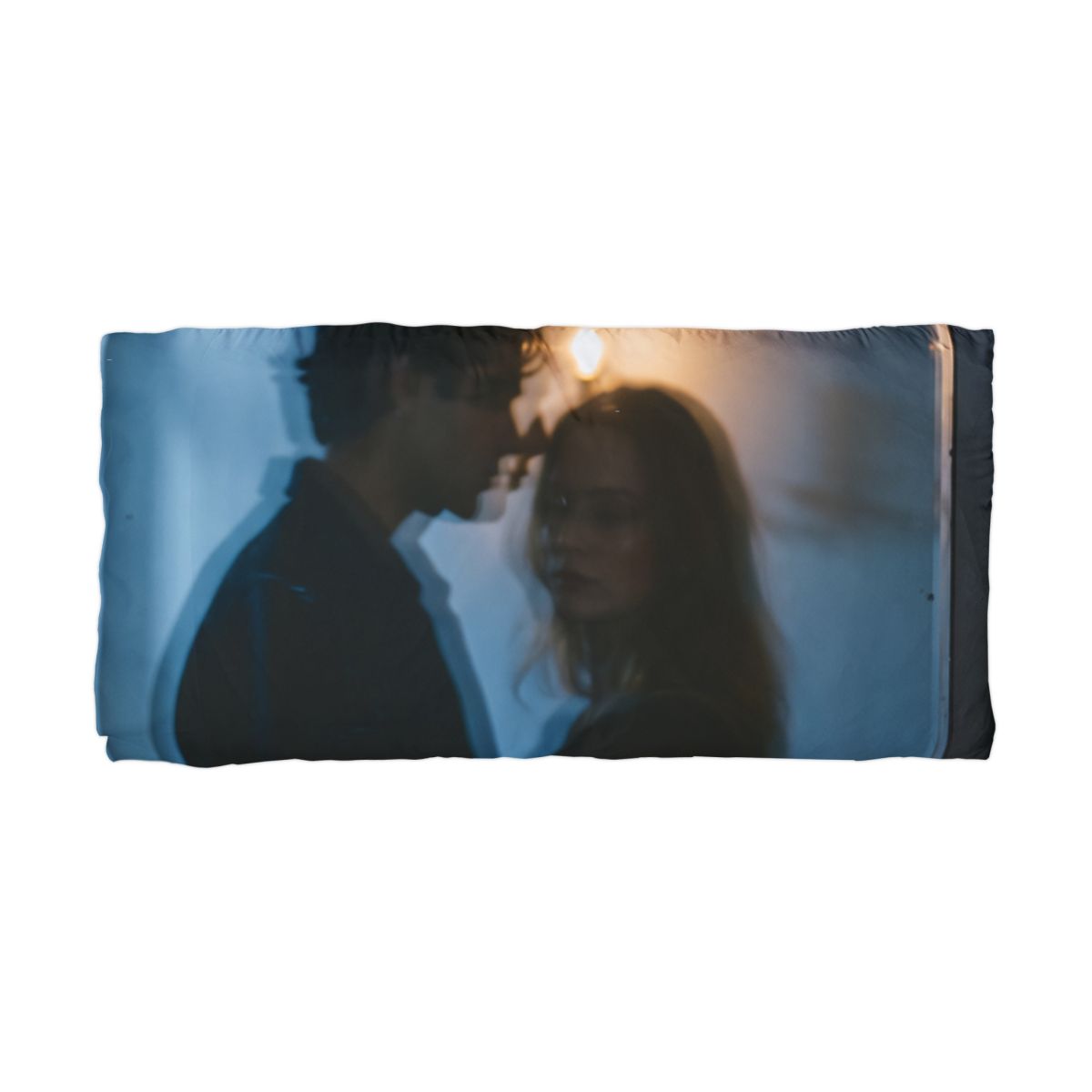 Midnight Shadow Pillowcase - Cozy Cinematic Bedding |...