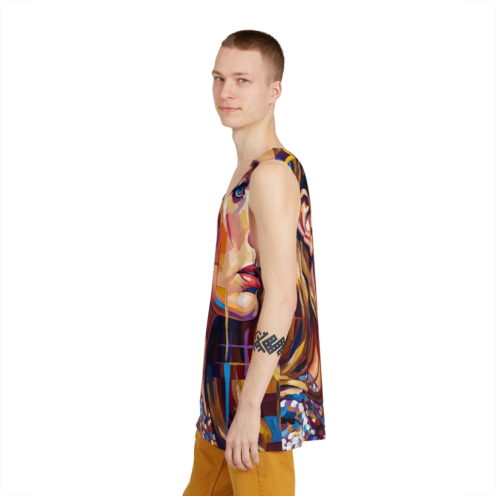 Men's Tank - Shattered Elegance Portrait | Echovira Gallery