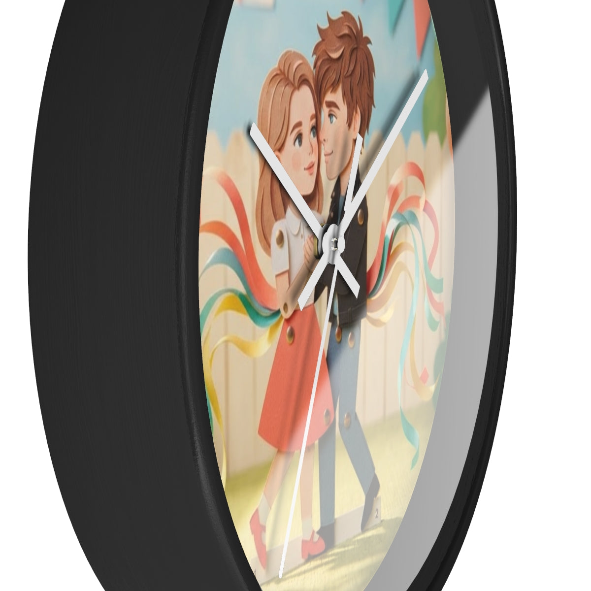 Wall Clock - Carnival Whimsical Hour | Echovira Gallery
