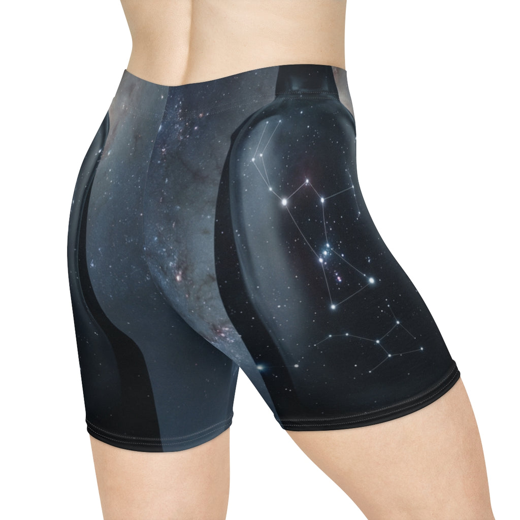 Women's Biker Shorts Orion Constellation Art