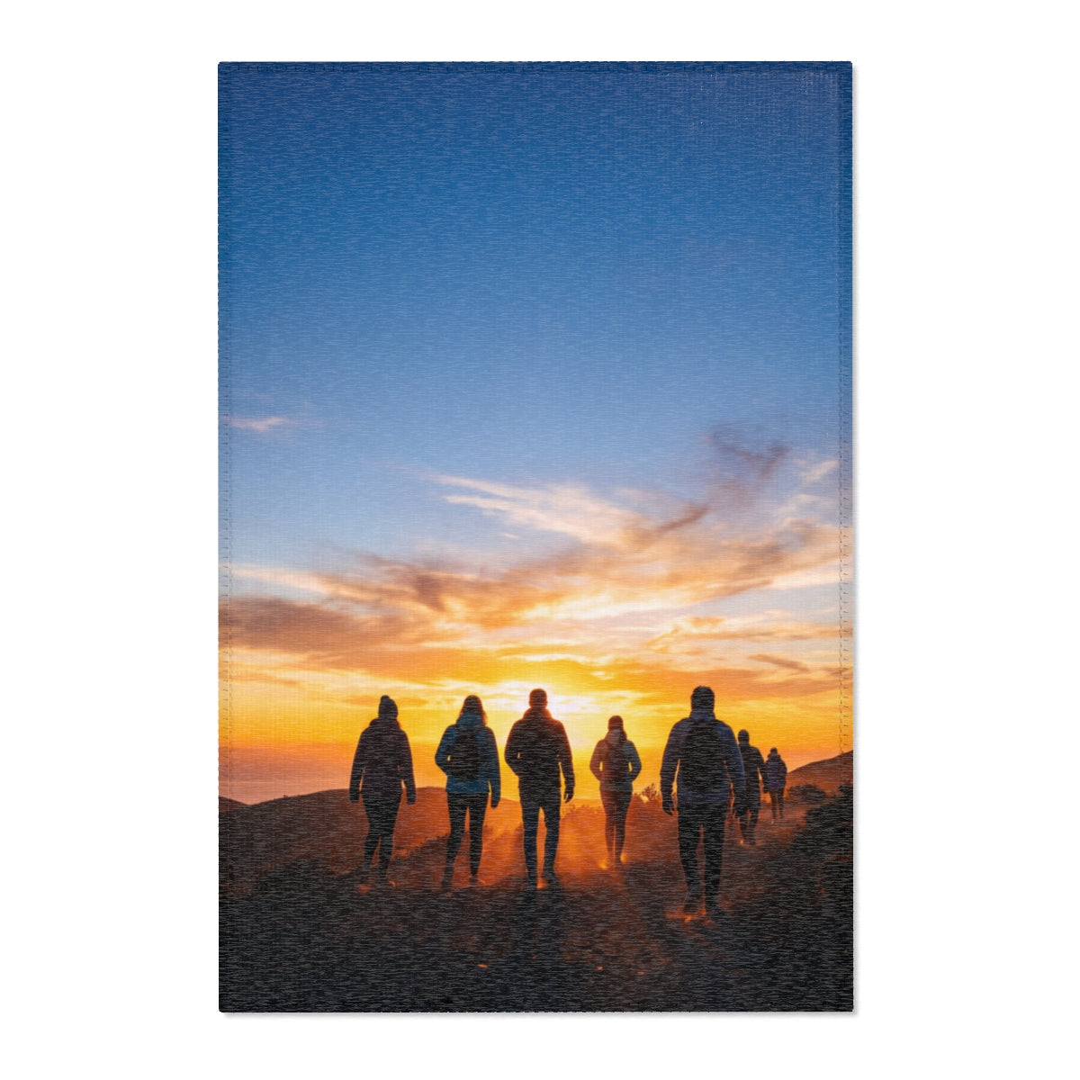Area Rug - Sunset Mountain Range