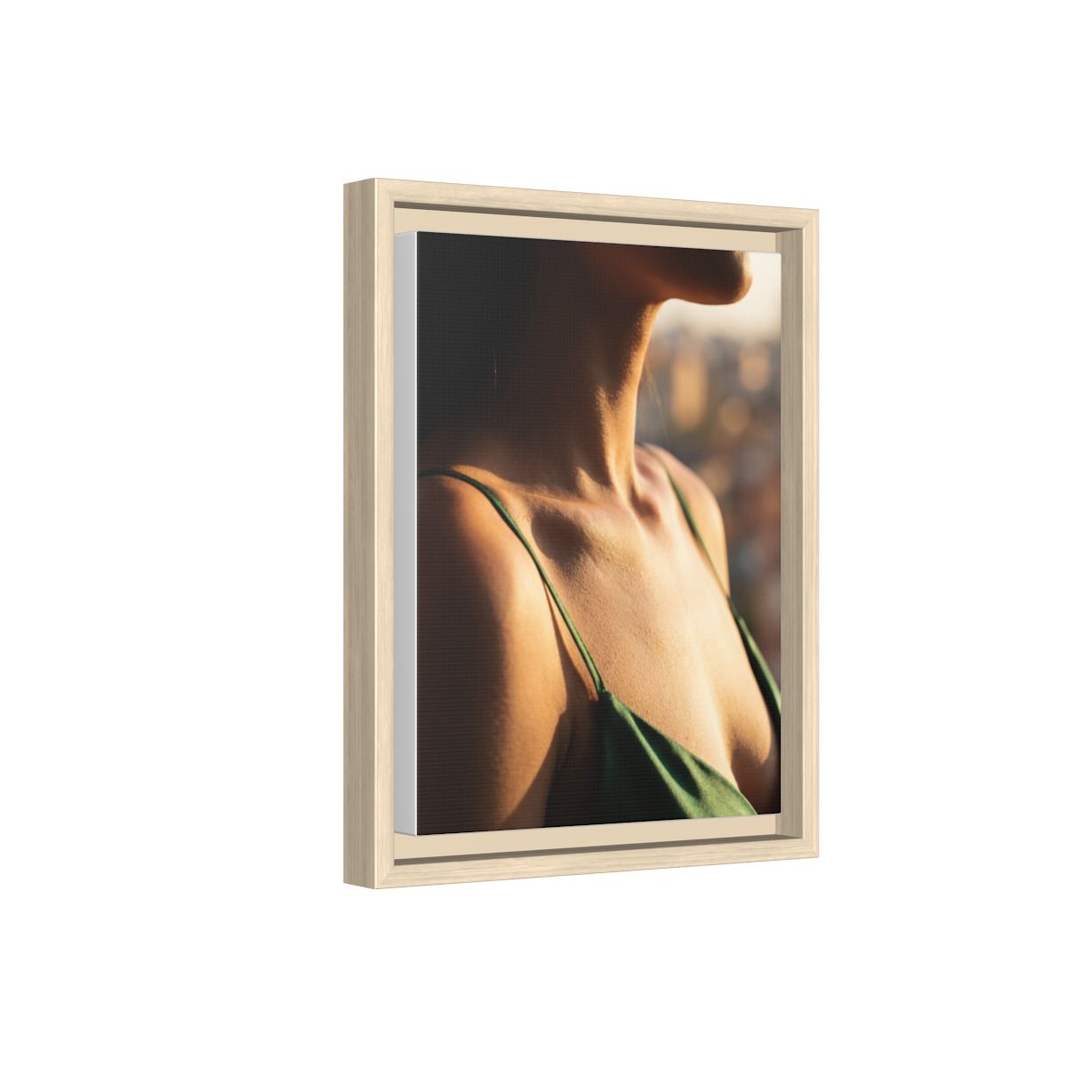 Framed Matte Canvas - Sunlit Muse