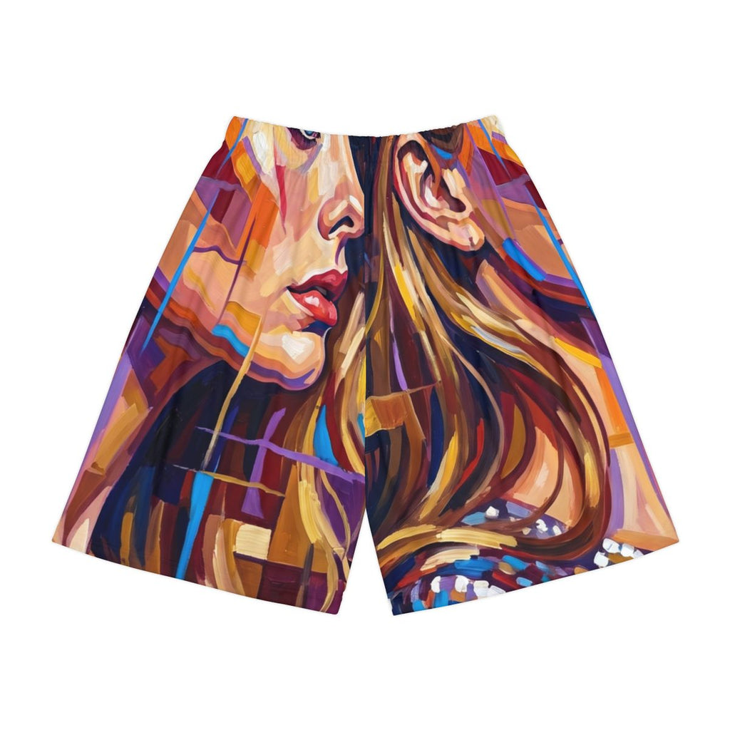 Men's Sports Shorts - Shattered Elegance | Echovira Gallery