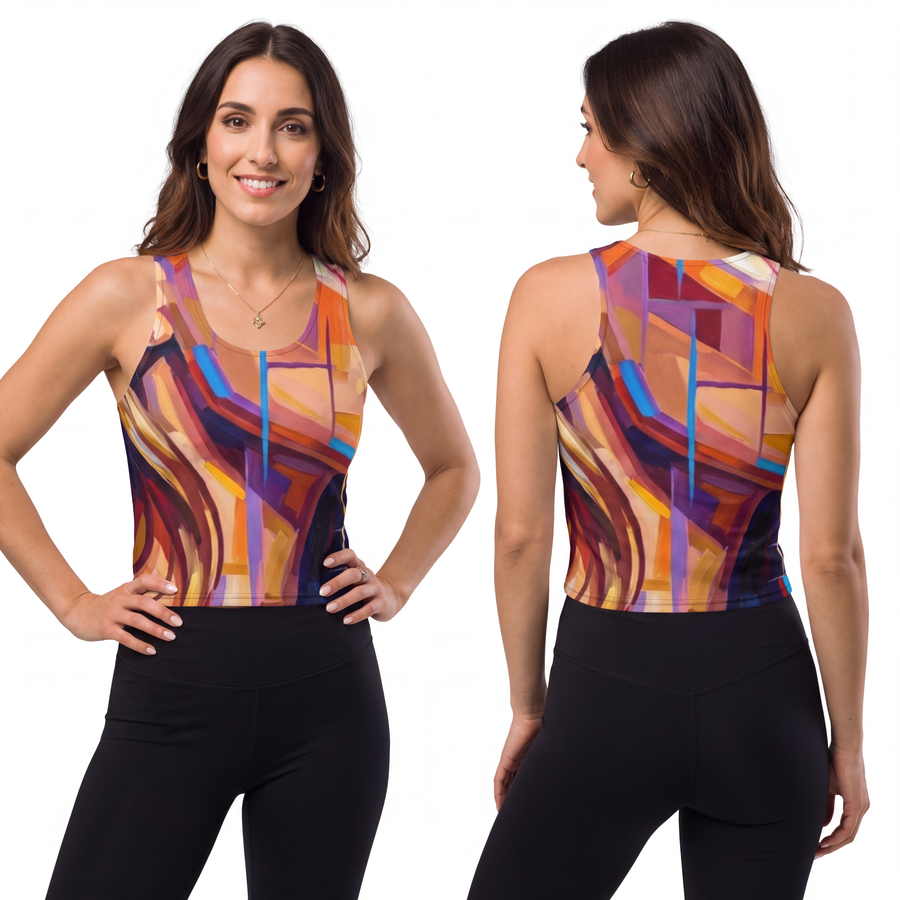 Unisex Tank Top - Shattered Elegance