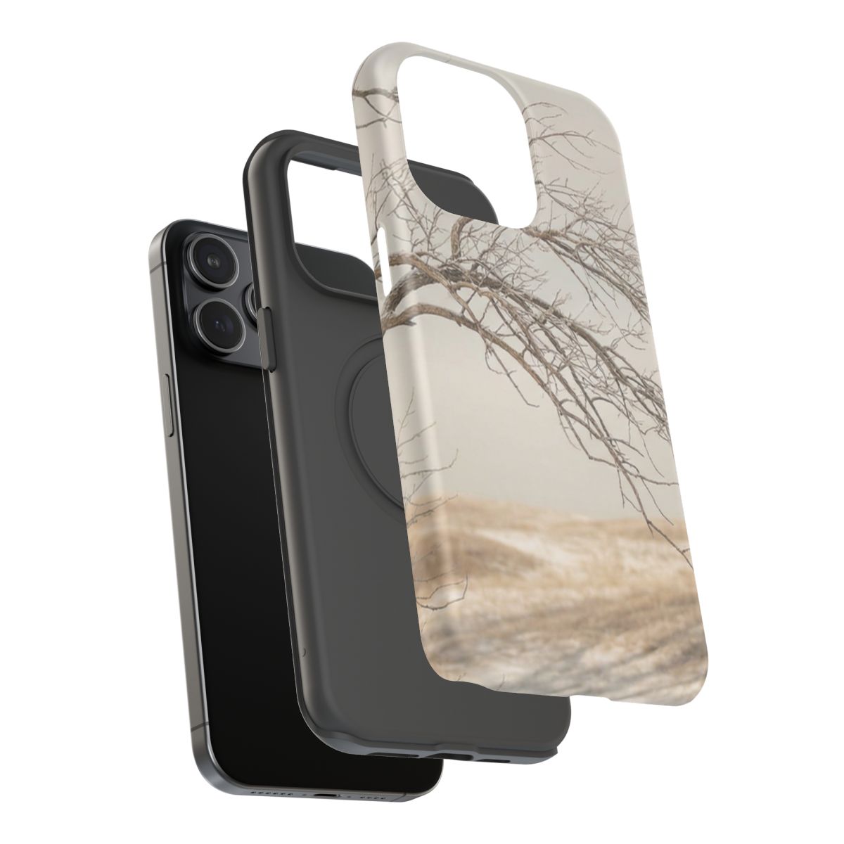 Impact-Resistant Cases - Tough Phone Case - Winter Tree Vibe— sizes part 1/2