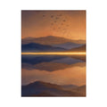 Golden Horizon Lake Toddler Blanket