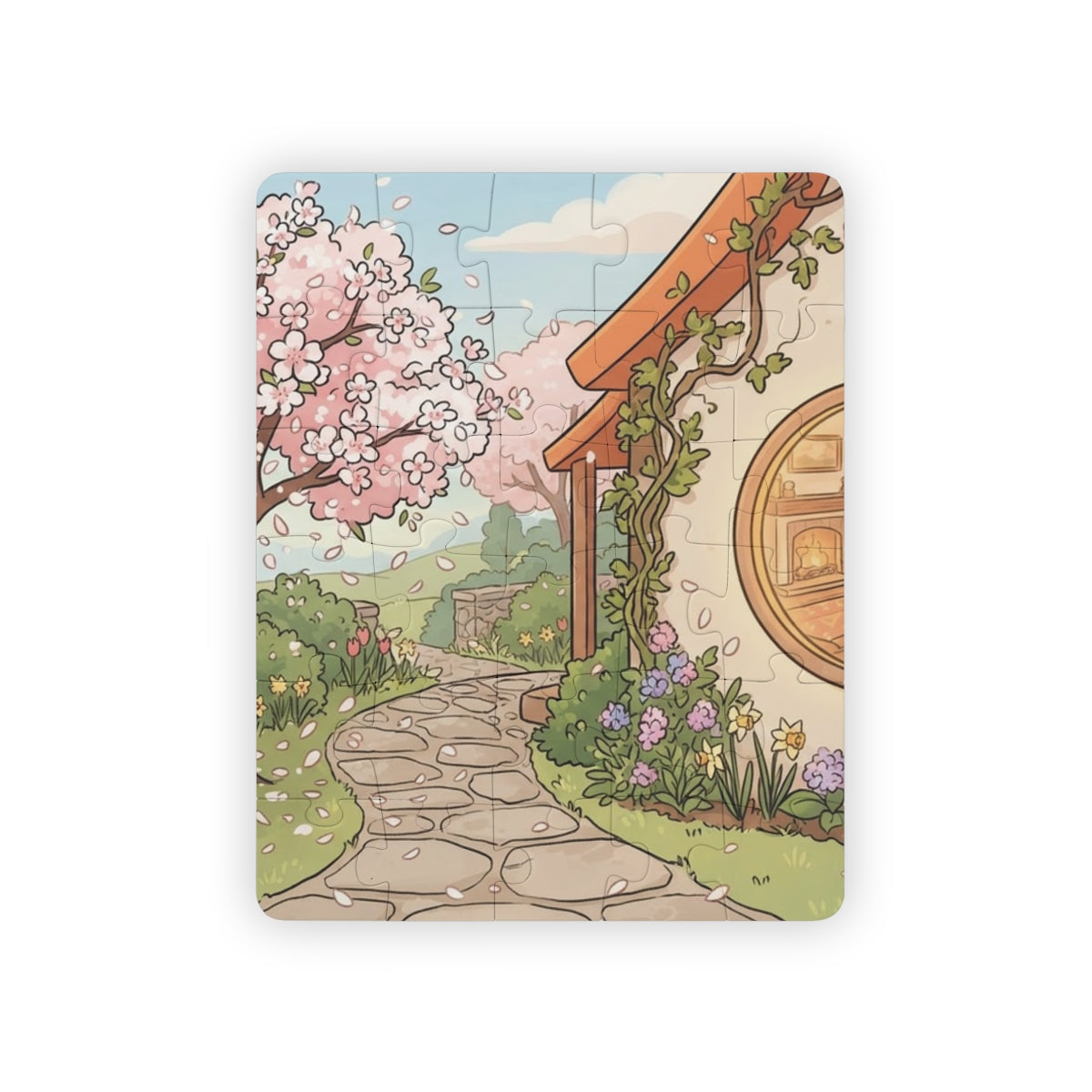 Kids' Puzzle 30-Piece - Blossom Cottage Fun | Echovira...