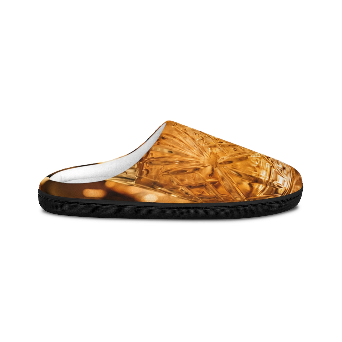 Women's Indoor Slippers - Moody Speakeasy Whiskey Glow Art |...