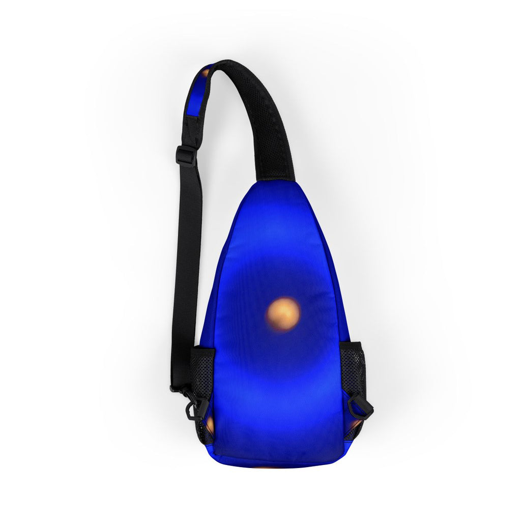 Chest Bag - Cobalt Aura Crossbody Sling | Echovira Gallery