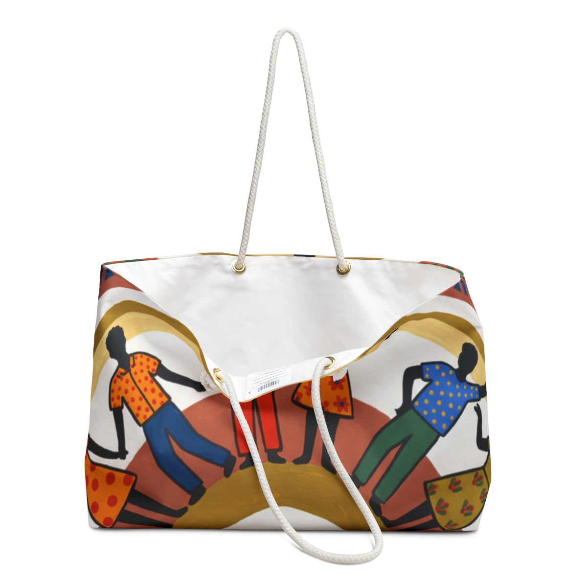 Weekender Bag - Unity Mandala Folk Art | Echovira Gallery