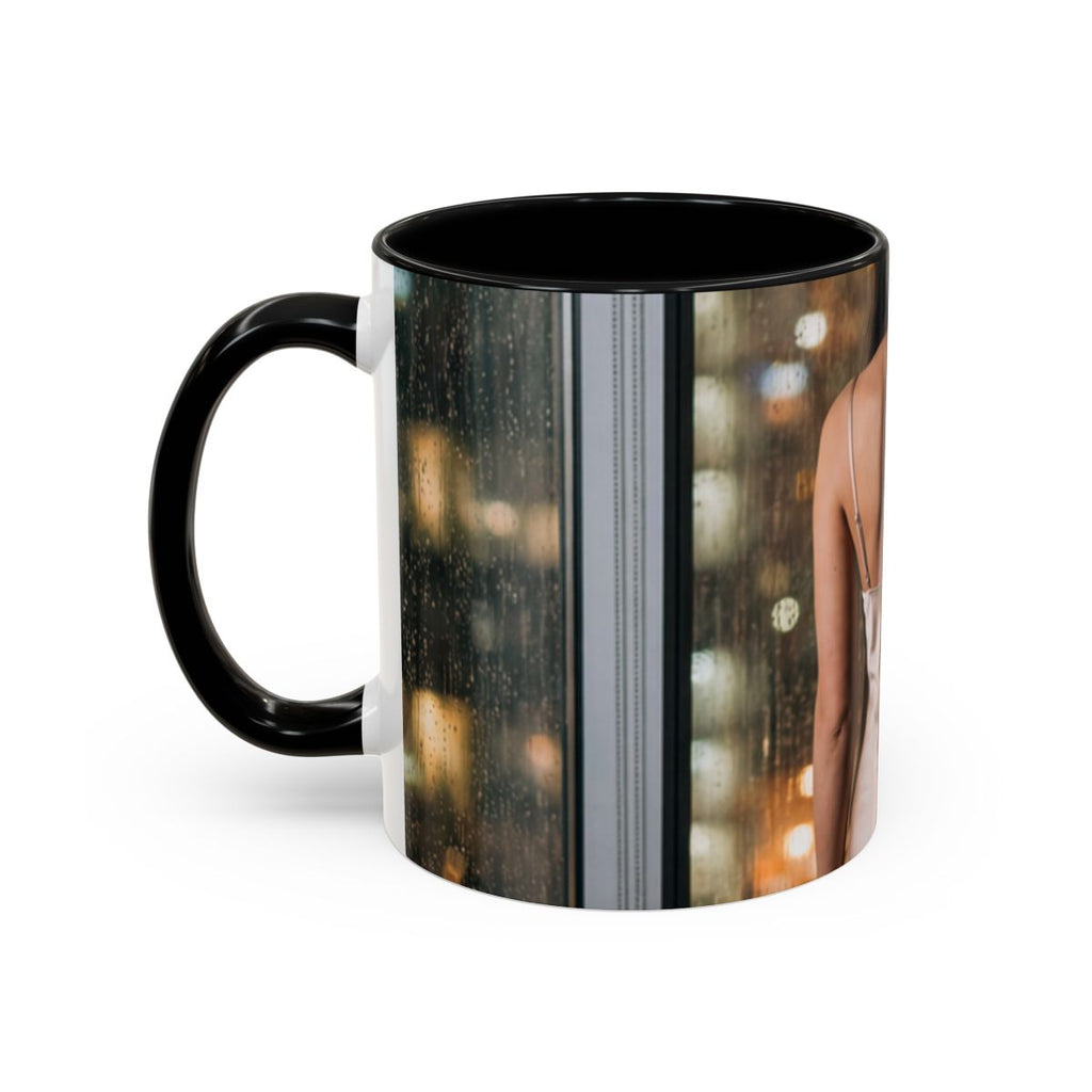 Accent Coffee Mug - Rainy Night Scene