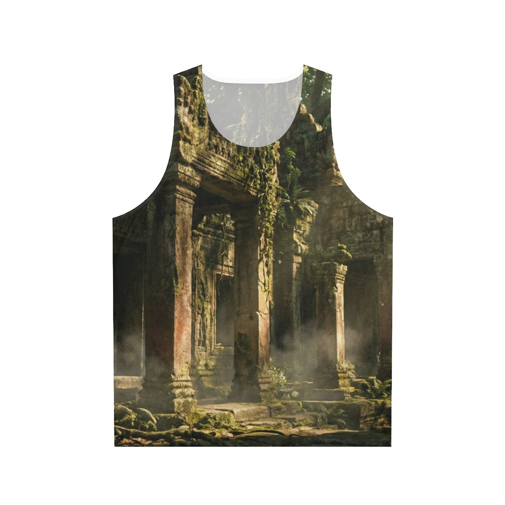 Unisex Tank Top - Temple Canopy Haven | Echovira Gallery