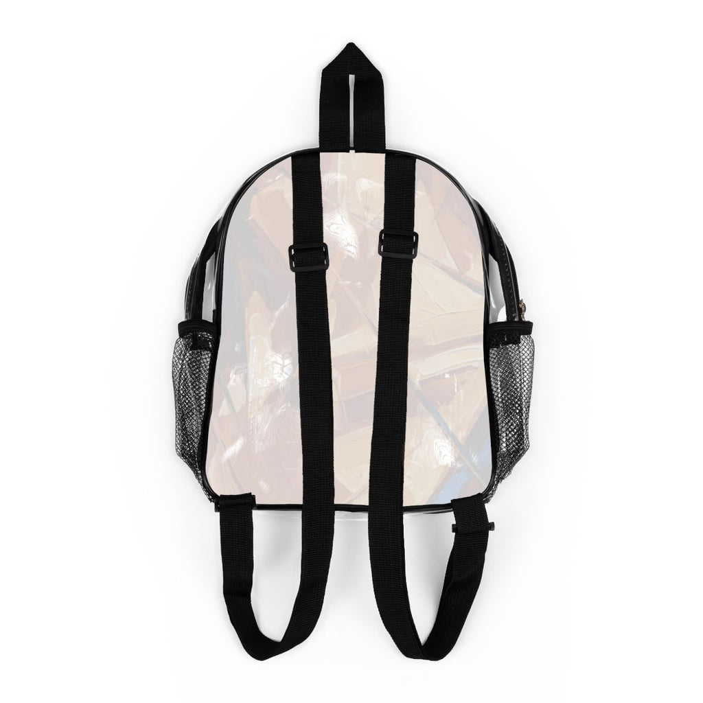 Stadium Backpack - Sunset Impasto Clear | Echovira Gallery