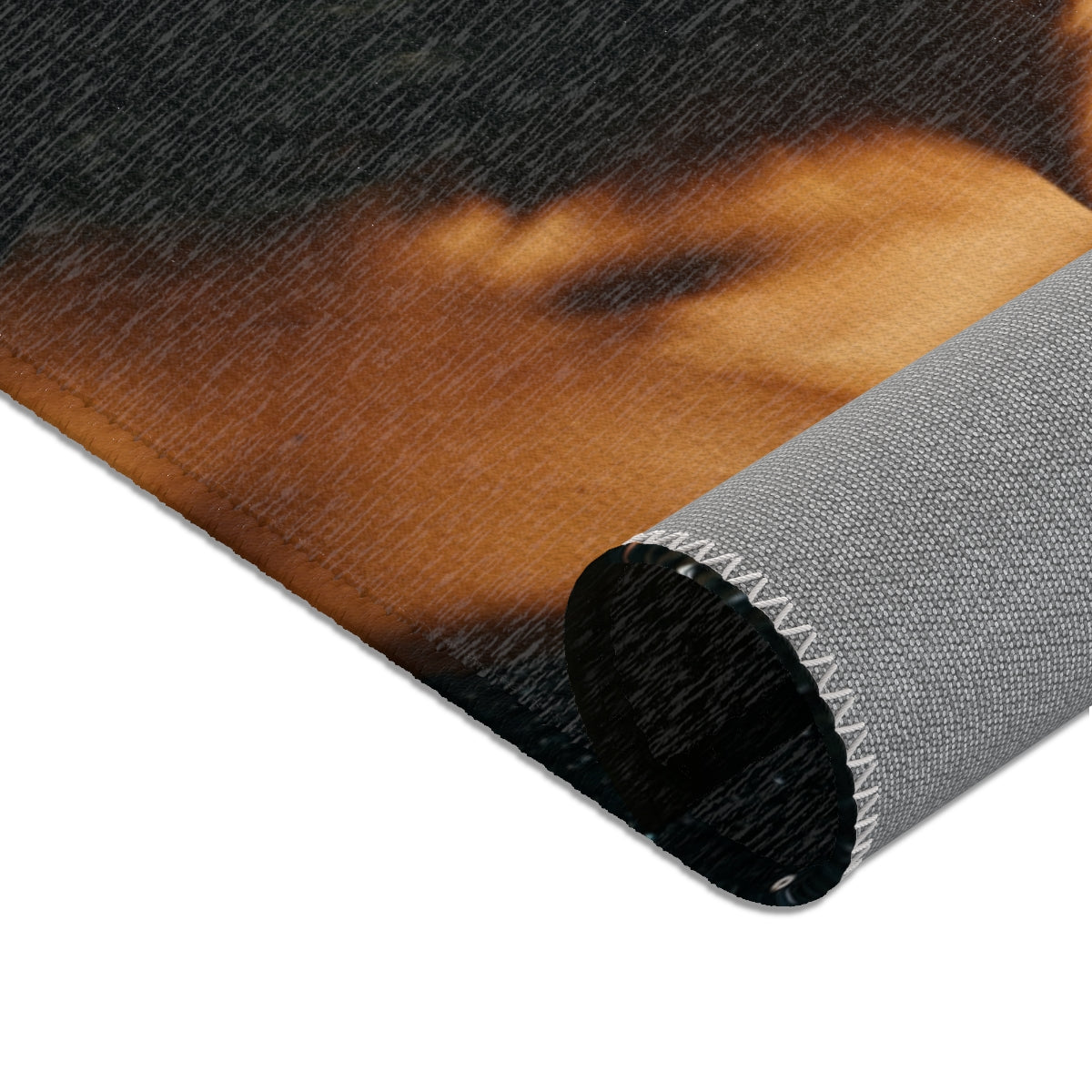Area Rug - Cinematic Golden Glow