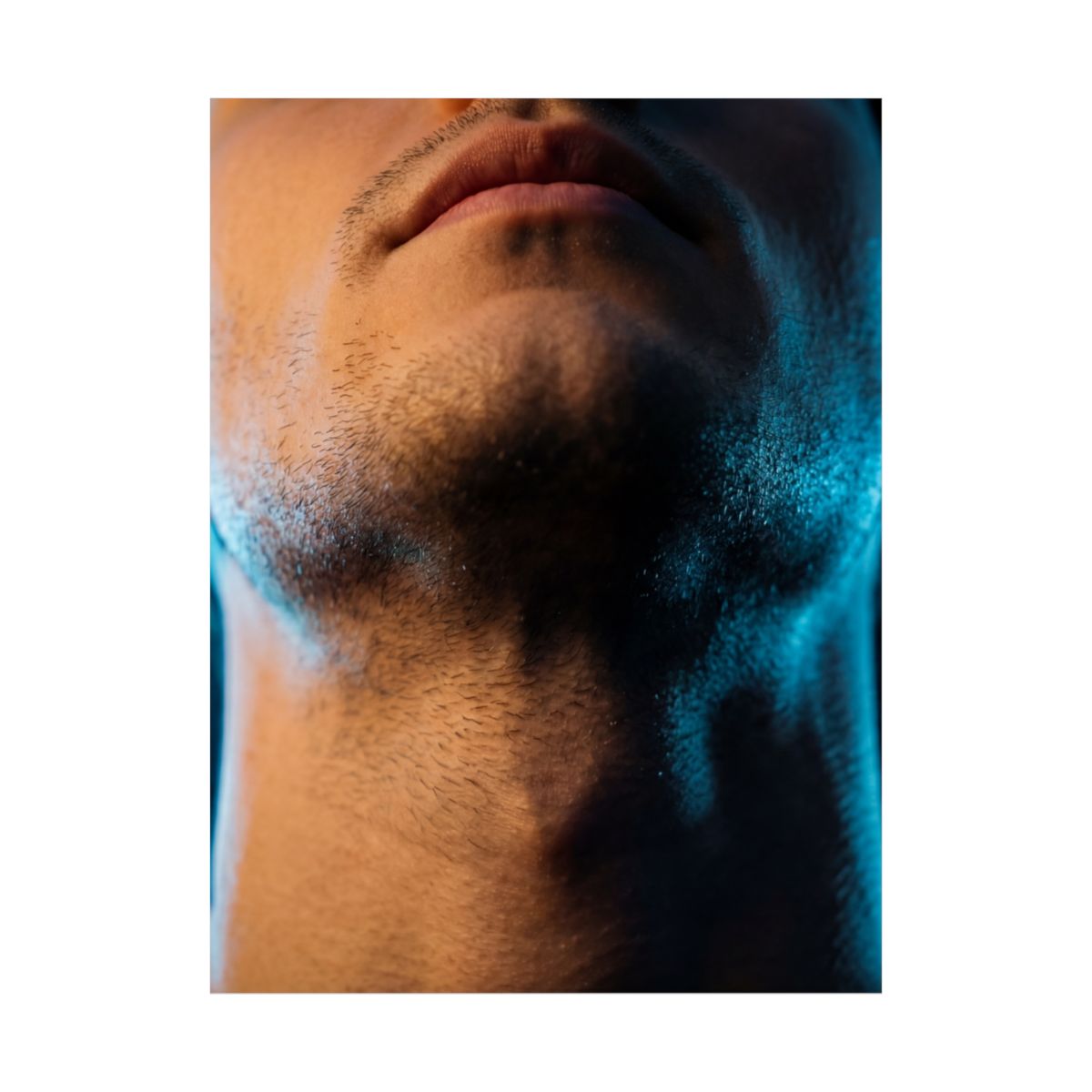 Matte Vertical Posters - Neon Horizon Portrait (8×10 &... |...