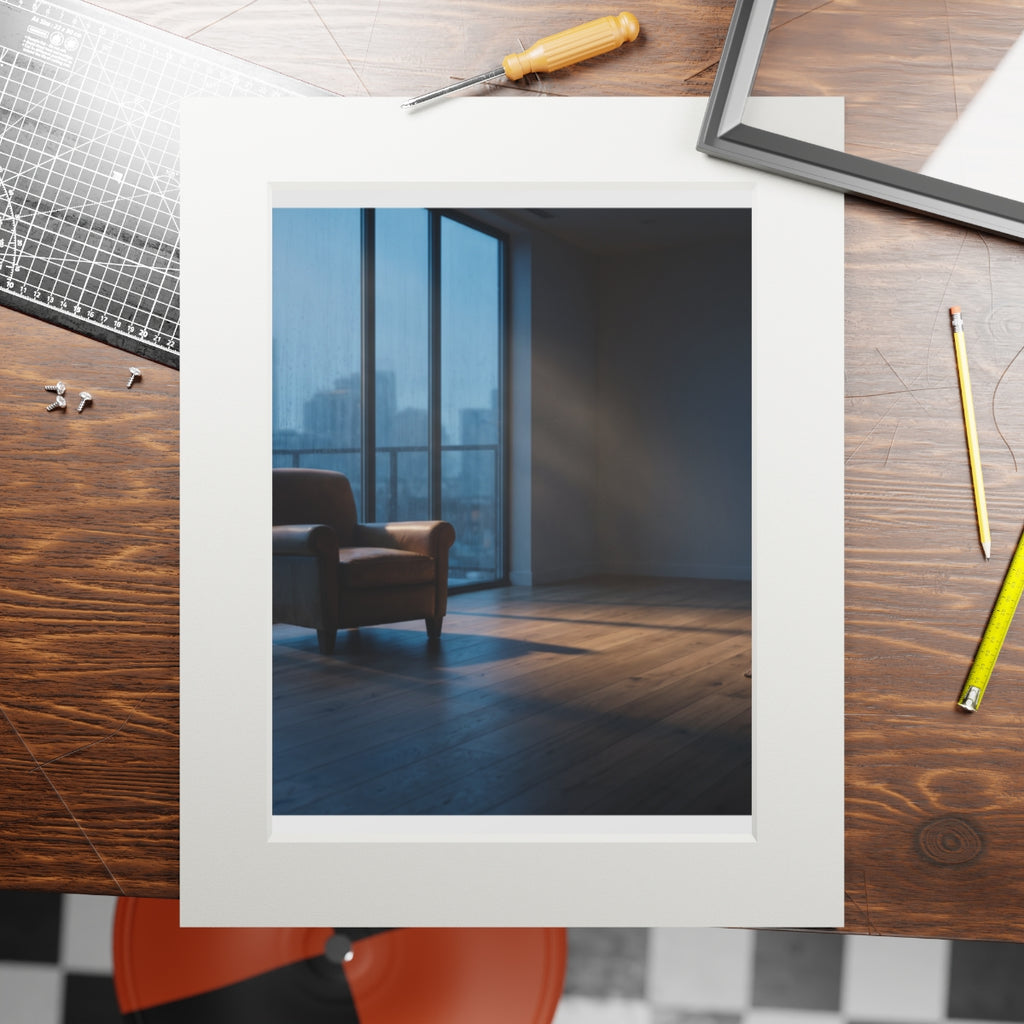 Fine Art Prints - Urban Solitude Leather Armchair Art —... |...