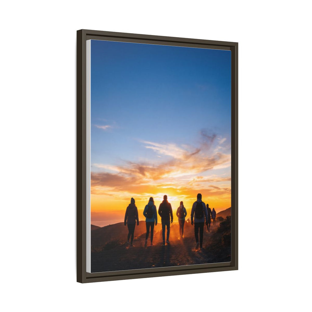 Matte Canvas, Framed - Epic Dawn Trek