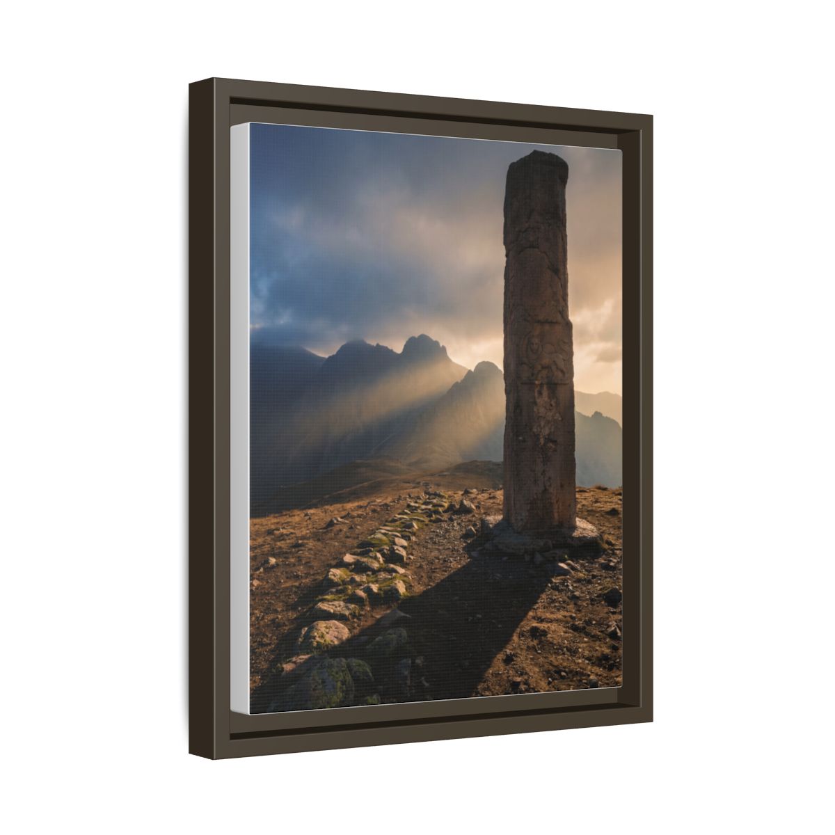 Framed Matte Canvas - Sun Peak