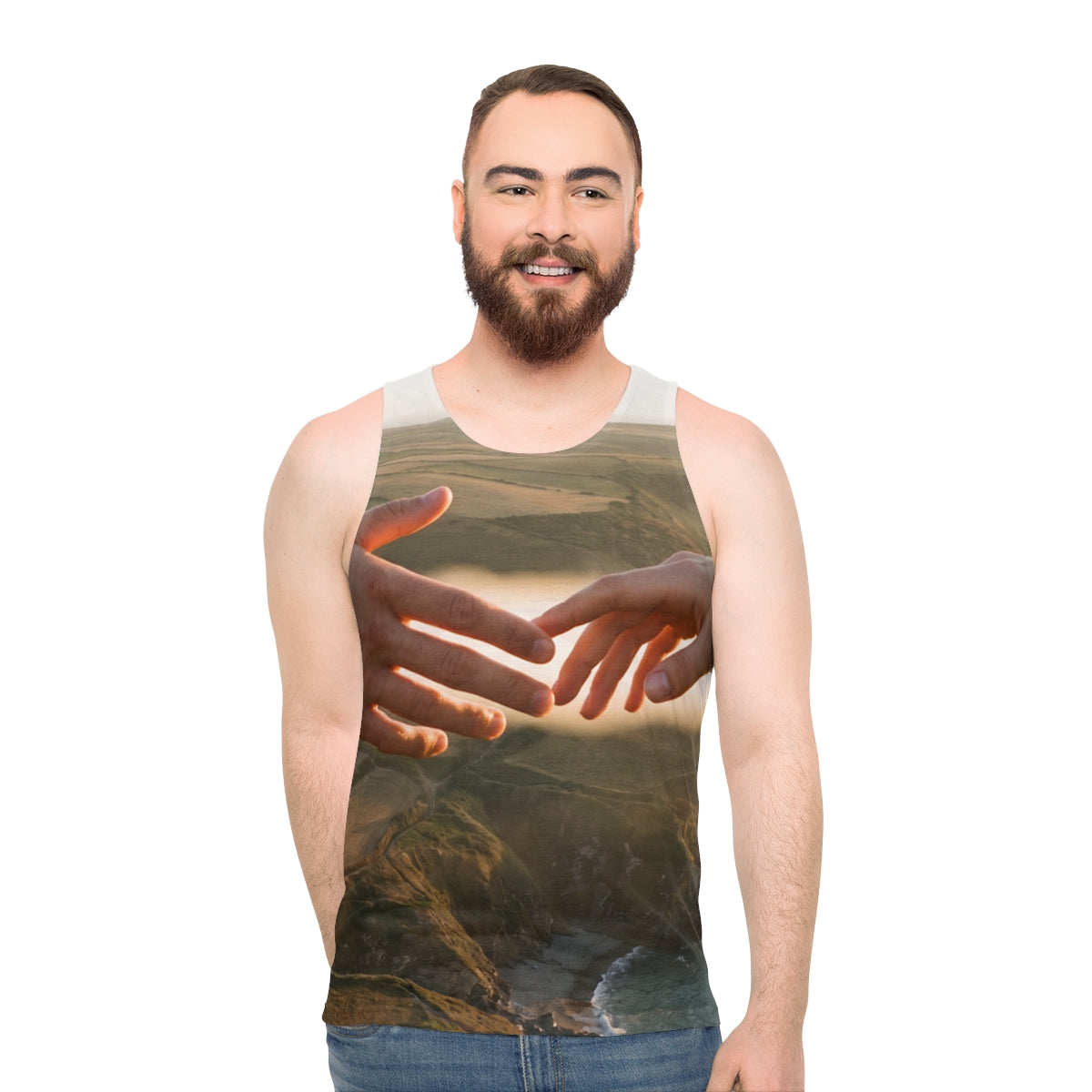 Men's Unisex Tank Top - The Infinite Touch | Ethereal... |...