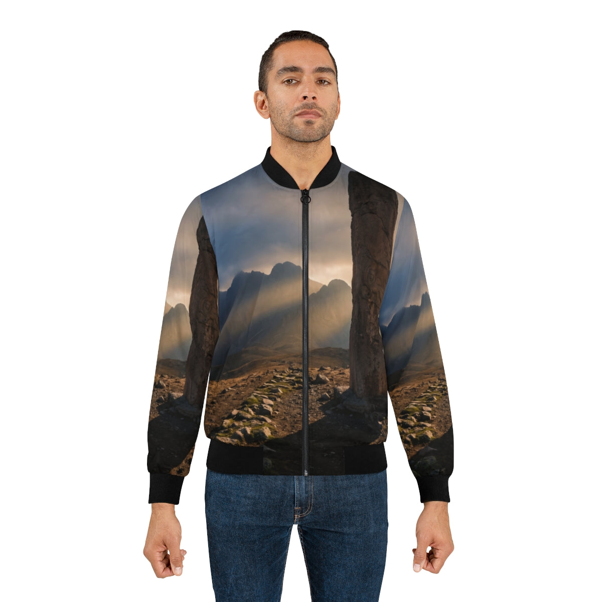 Men's Bomber Jacket - Mystic Peak
