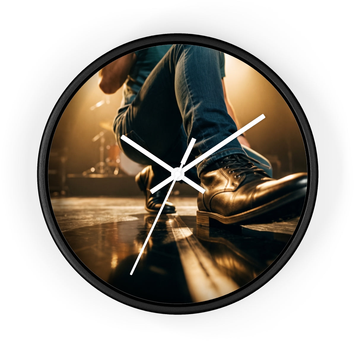 Wall Clock - Stage Lights Spotlight Concert Art | Echovira...