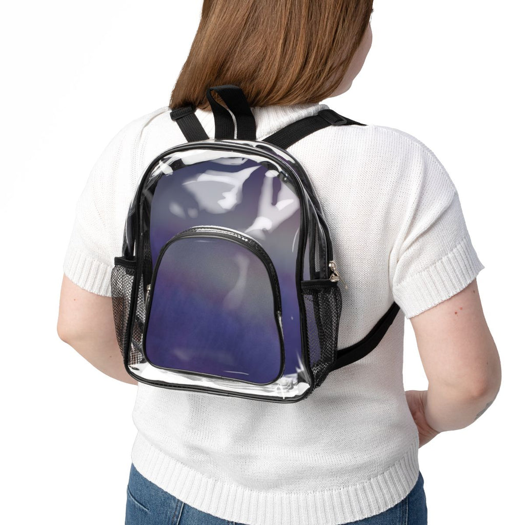 Clear Stadium Backpack - Cosmic Glow | Echovira Gallery