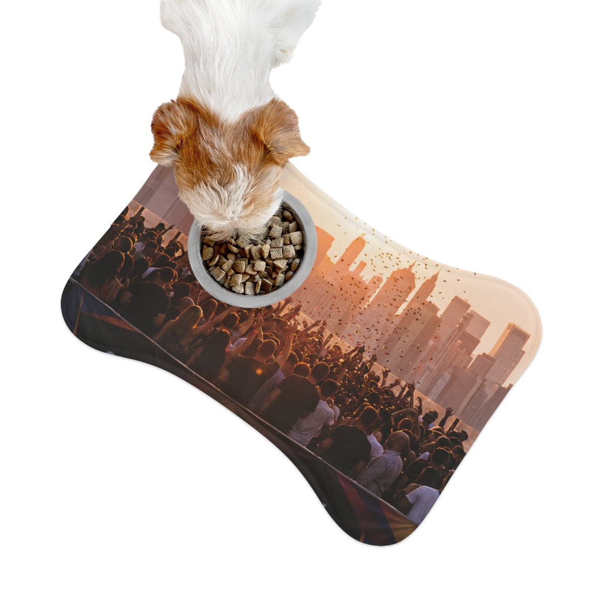 Pet Feeding Mat - City Lights Festival | Echovira Gallery