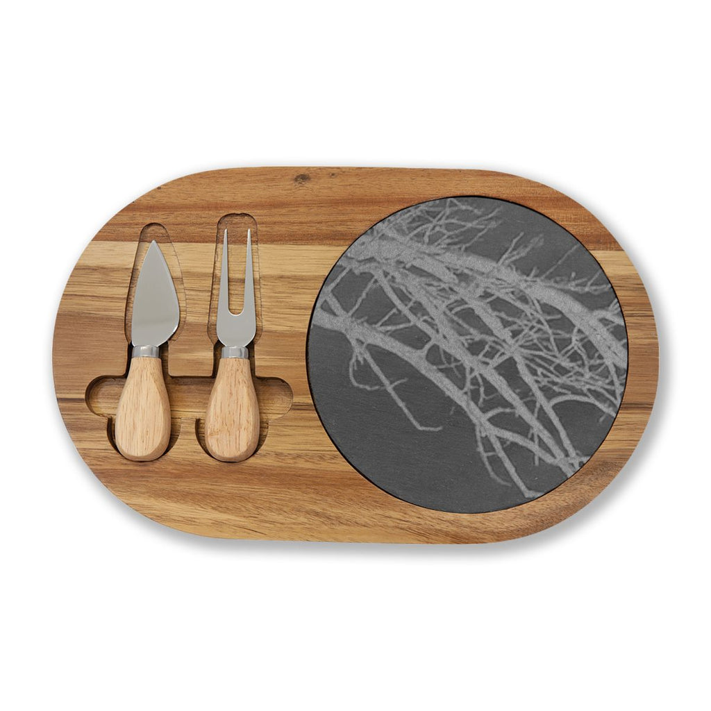 Charcuterie Board - Winter Tree Art