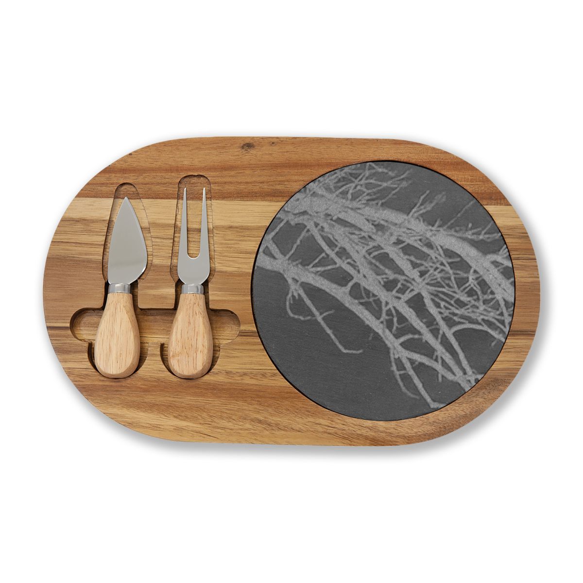 Charcuterie Board - Winter Tree Art