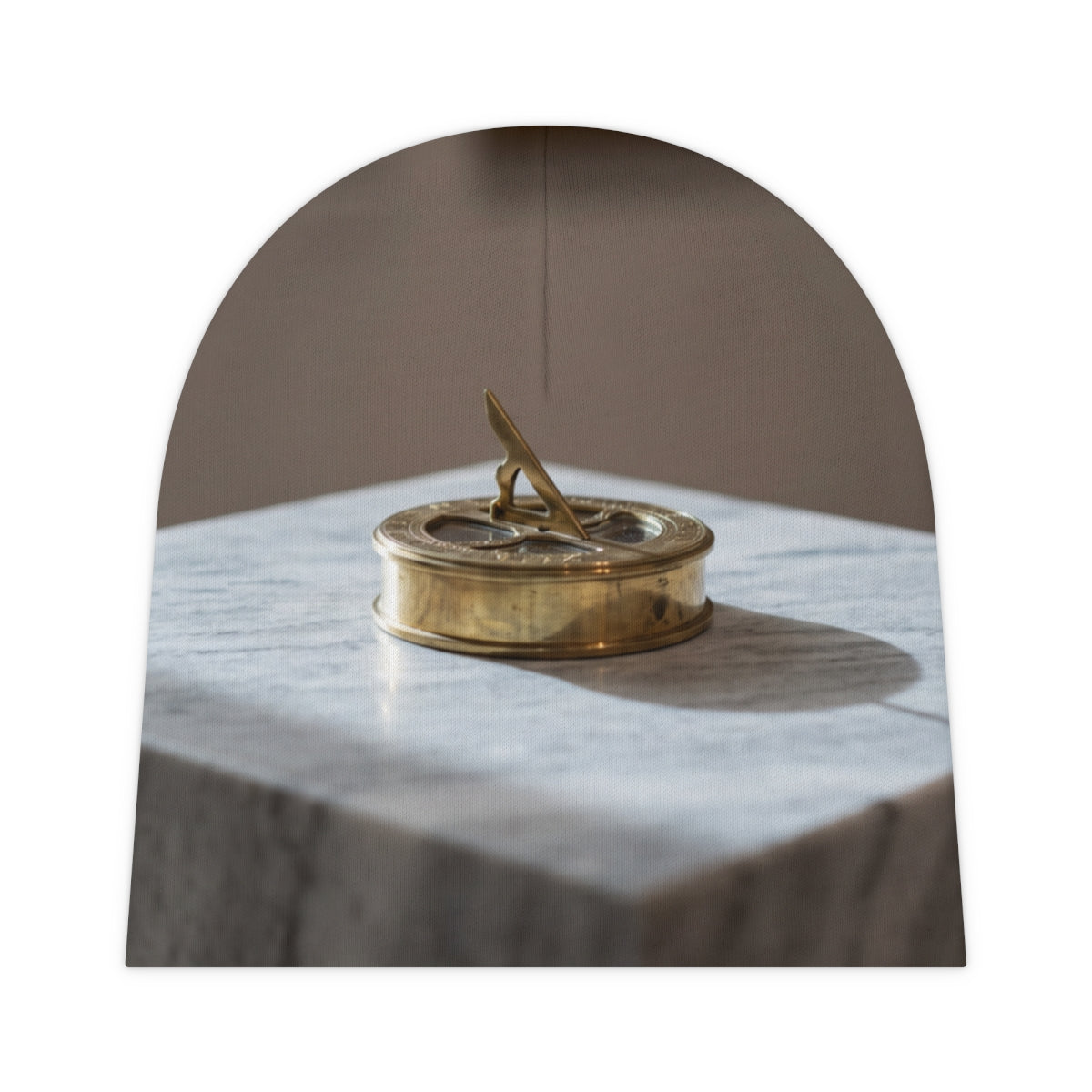 Antique Brass Sundial Baby Beanie