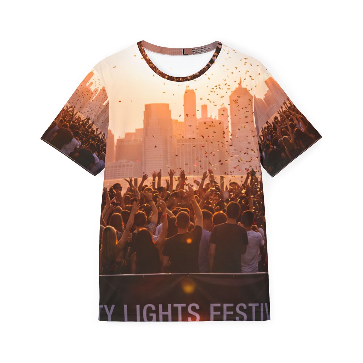 Men's Sports Jersey - City Lights | Echovira Gallery