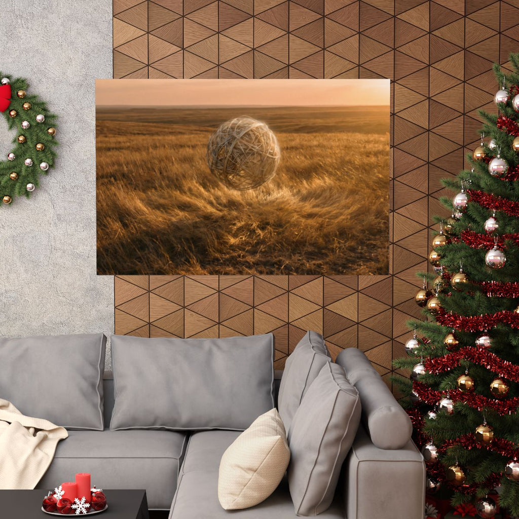 Matte Horizontal Poster - Prairie Sunset (10×8 & 54×36) |...