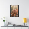 Framed Vertical Poster - Golden Rays of Unity Wall Art... |...