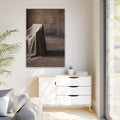 Matte Canvas, Framed - Draped Silence Still Life Art... |...
