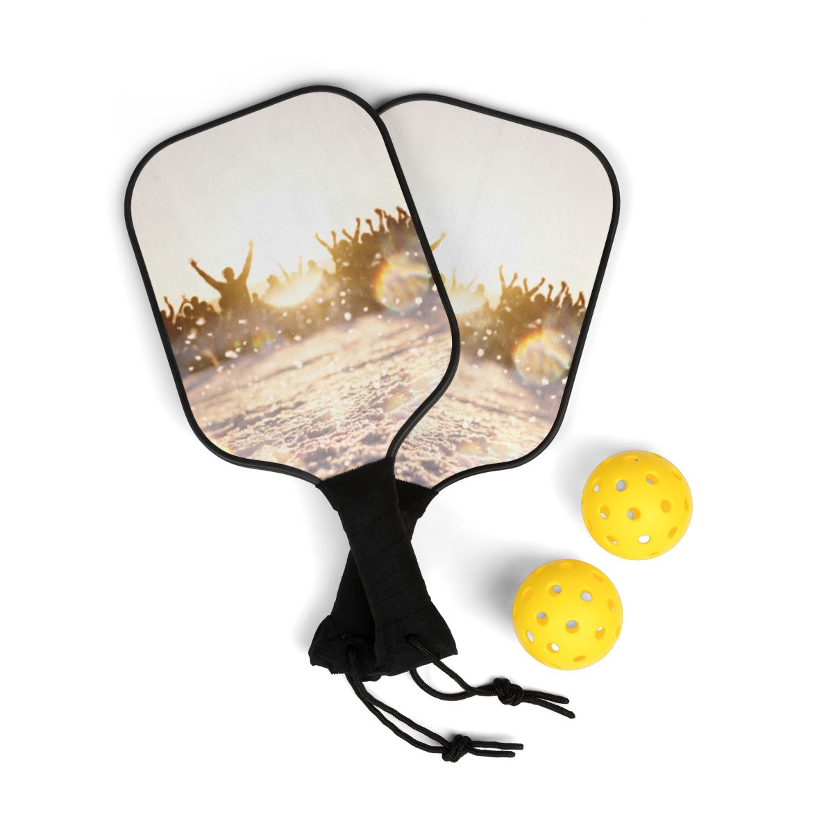 Pickleball Kit with Golden Hour Artwork
