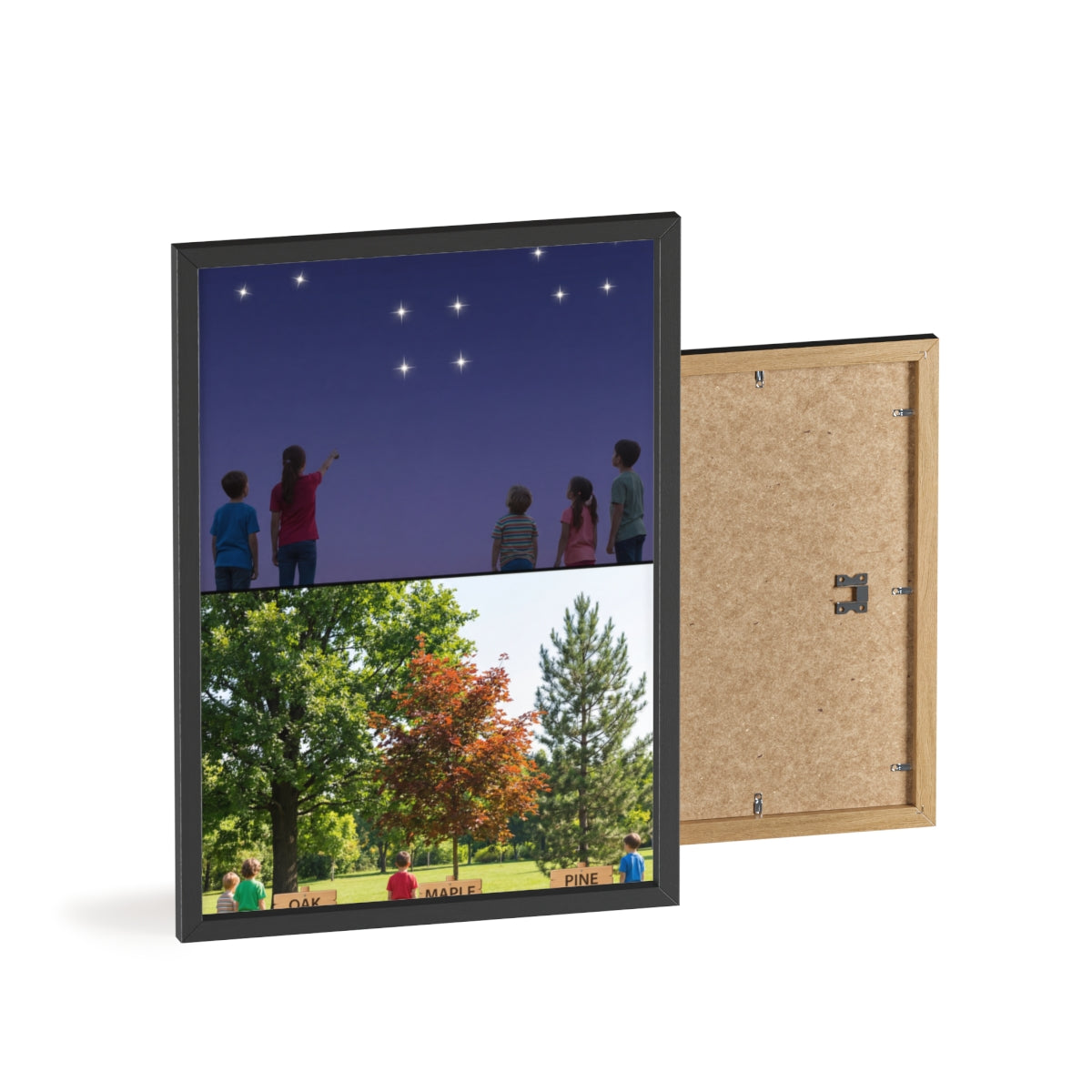 Wooden Framed Poster - Wonder — Portrait
