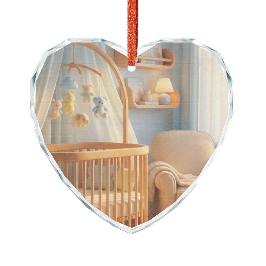 Tranquil Crystal Glass Ornament - Light